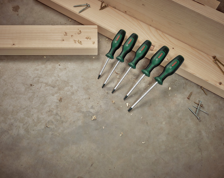 BOSCH Handwerkzeuge Torx-Schraubendreher-Set 5-tlg. BOSCH Handwerkzeuge Torx-Schraubendreher-Set 5-tlg.