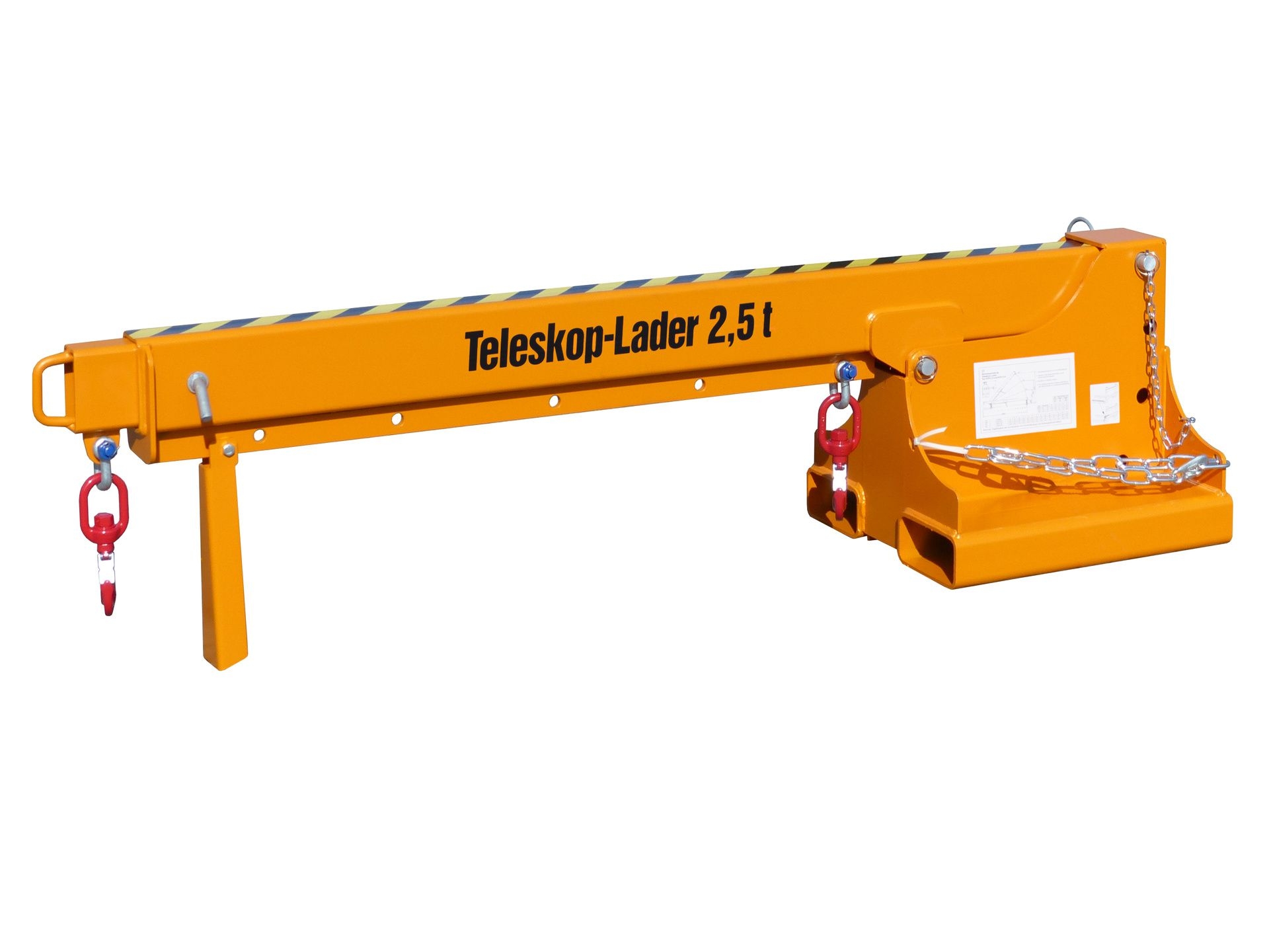 BAUER Teleskop-Lader KTH 2,5, lackiert, RAL 2000 Gelborange BAUER Teleskop-Lader KTH 2,5, lackiert, RAL 2000 Gelborange