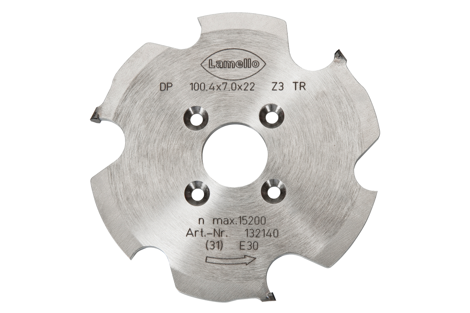 LAMELLO Zeta P2, P-System Nutfräser, DP, Ø100.4x7xØ22 mm, Z3, NL 4 LAMELLO Zeta P2, P-System Nutfräser, DP, Ø100.4x7xØ22 mm, Z3, NL 4