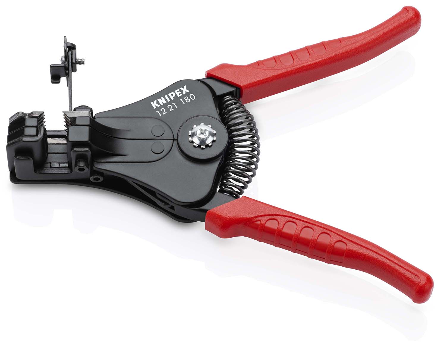KNIPEX KNIPEX 12 21 180 Abisolierzange mit Formmessern 180 mm schwarz lackiert mit Kunststoff-Griffhüllen KNIPEX KNIPEX 12 21 180 Abisolierzange mit Formmessern 180 mm schwarz lackiert mit Kunststoff-Griffhüllen