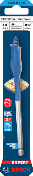 BOSCH EXPERT Self Cut Speed Flachfräsbohrer, 14 x 152 mm BOSCH EXPERT Self Cut Speed Flachfräsbohrer, 14 x 152 mm