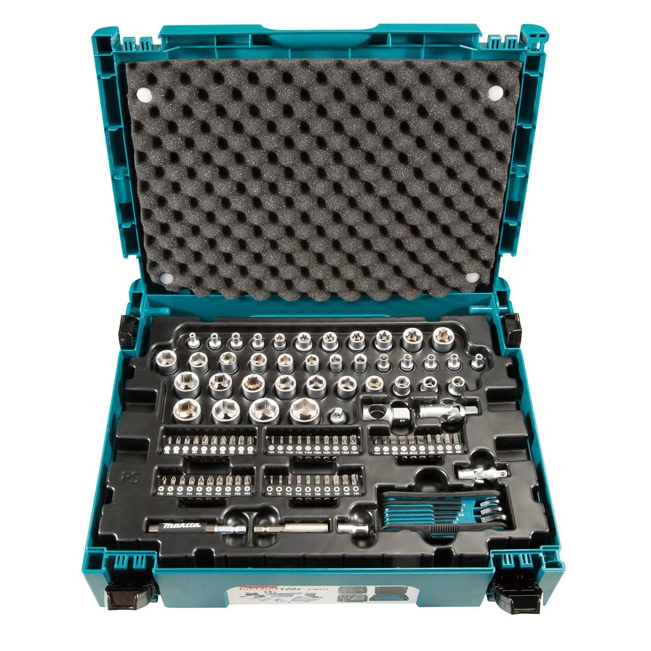 MAKITA Werkzeug-Set 120-teilig im Makpac MAKITA Werkzeug-Set 120-teilig im Makpac