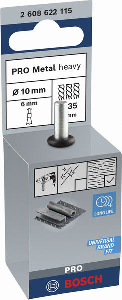 BOSCH PRO Metal heavy Pinselbürste, gerader Schaft, 10 x 0,35 mm BOSCH PRO Metal heavy Pinselbürste, gerader Schaft, 10 x 0,35 mm