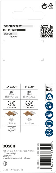 BOSCH PRO Laminate Set, U-Schaft, 3-tlg. BOSCH PRO Laminate Set, U-Schaft, 3-tlg.