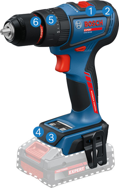 BOSCH EXPERT Akku-Schlagbohrschrauber EXSB18V-90