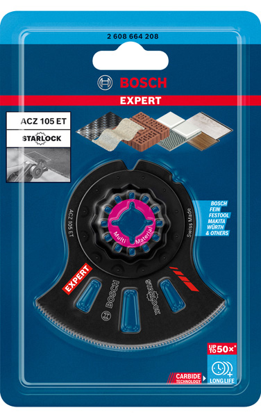 BOSCH EXPERT ACZ 105 ET Multi Material Segmentsägeblatt BOSCH EXPERT ACZ 105 ET Multi Material Segmentsägeblatt