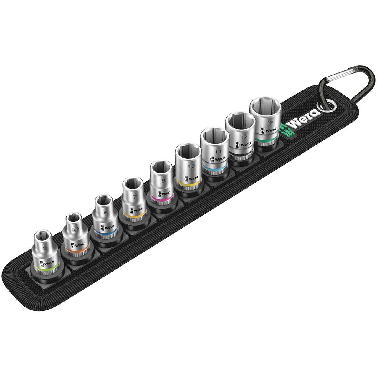 WERA Belt A 4 Zyklop Steckschlüsseleinsatz-Satz, 1/4"-Antrieb WERA Belt A 4 Zyklop Steckschlüsseleinsatz-Satz, 1/4"-Antrieb