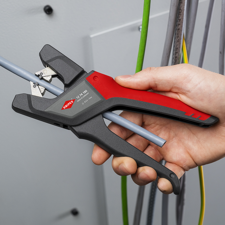 KNIPEX KNIPEX 12 74 180 Automatische Abmantelungszange 175 mm KNIPEX KNIPEX 12 74 180 Automatische Abmantelungszange 175 mm