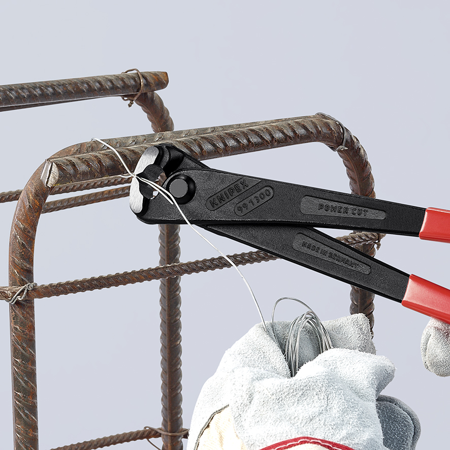 KNIPEX KNIPEX 99 11 300 Kraft-Monierzange hochübersetzt 300 mm schwarz atramentiert mit Kunststoff überzogen poliert