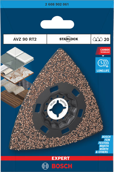 BOSCH EXPERT AVZ 90 RT2 Schleifplatte, 90 mm