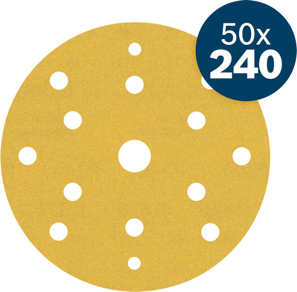 BOSCH EXPERT C470 Schleifpapier, 150 mm, K240, 50 Stk
