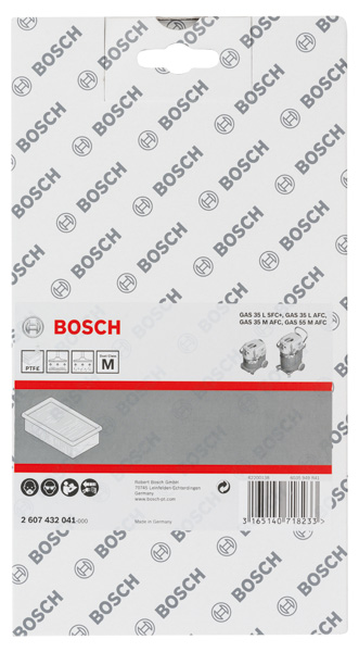 BOSCH Polytetraflourethylen-Flachfaltenfilter