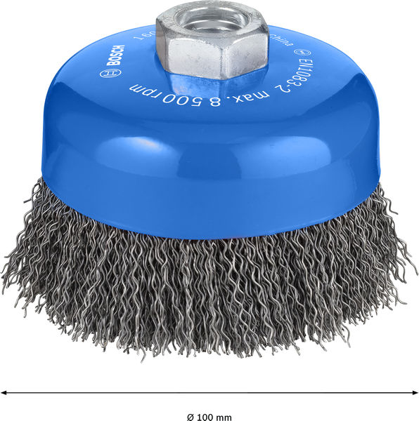 BOSCH PRO Metal clean Topfbürste, 100 x 0,5 mm, Gewinde