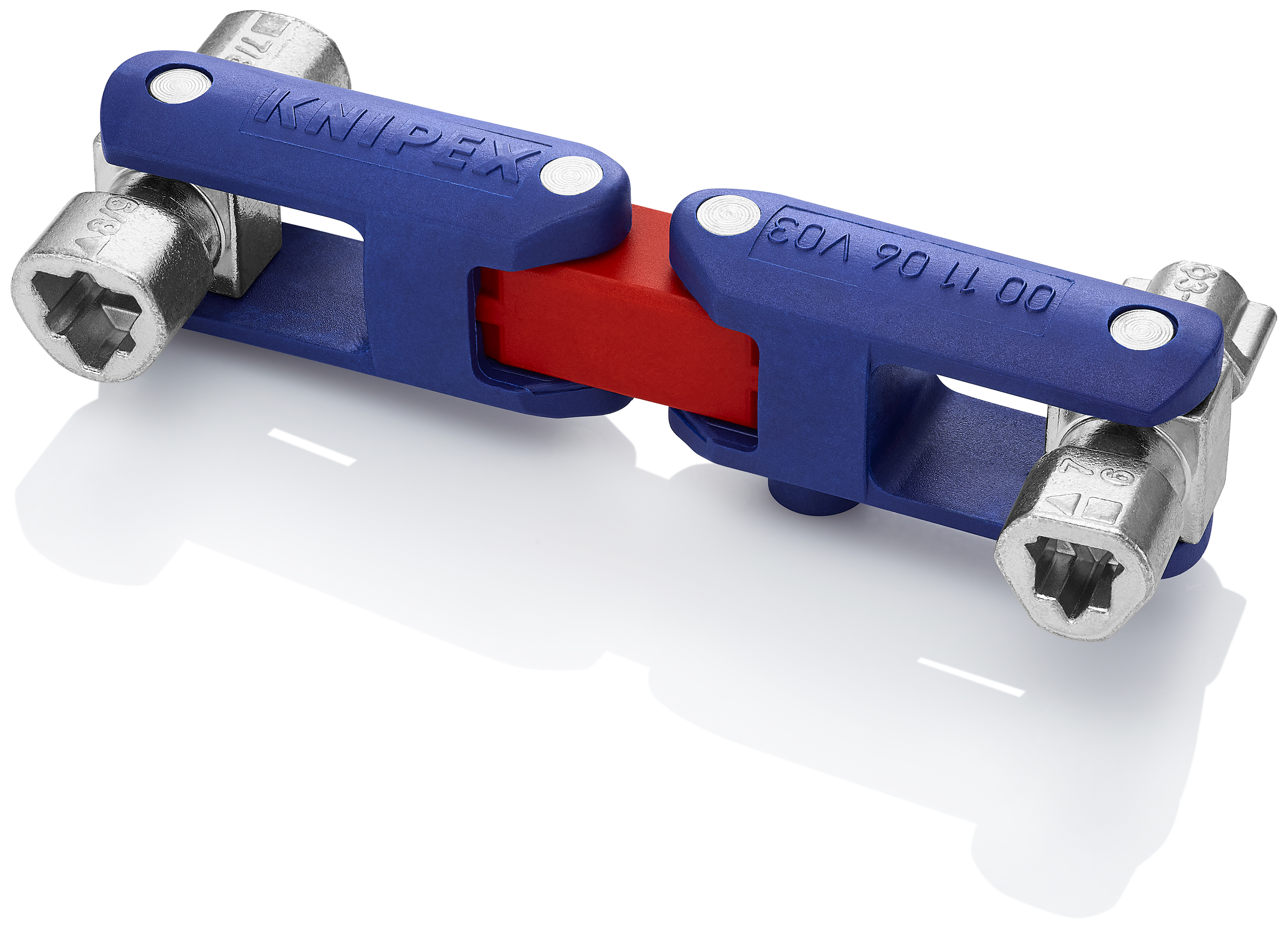 KNIPEX KNIPEX 00 11 06 V03 Schaltschrankschlüssel Double-Joint 62 mm