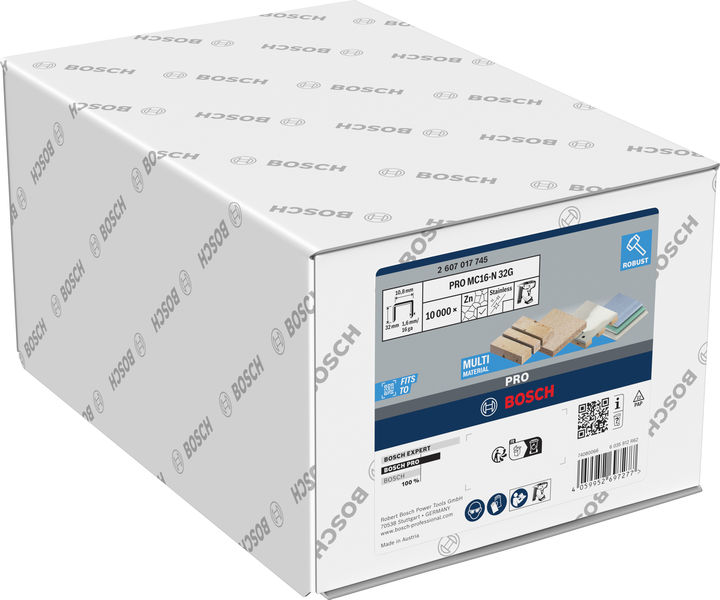 BOSCH PRO MC16-N 32G Kronenklammerr mit mittlerem Rücken, 1,6/16 g, 32 mm