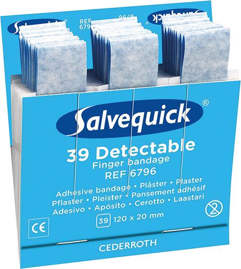 N.A. Salvequick Nachfüller 1x39 Pflaster, detektierbar N.A. Salvequick Nachfüller 1x39 Pflaster, detektierbar