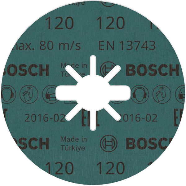 BOSCH PRO R574 X-Lock Fiberscheibe, 115 mm, G120 BOSCH PRO R574 X-Lock Fiberscheibe, 115 mm, G120
