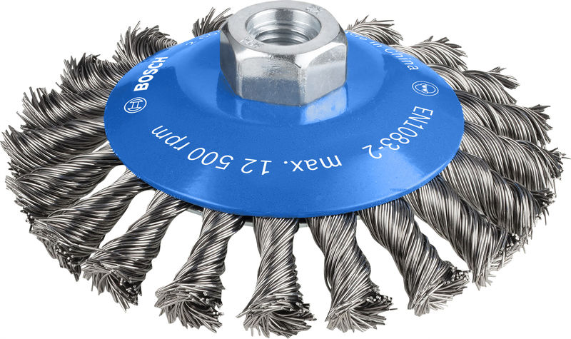 BOSCH PRO Metal heavy Kegelbürste, 115 x 0,5 mm, Gewinde BOSCH PRO Metal heavy Kegelbürste, 115 x 0,5 mm, Gewinde