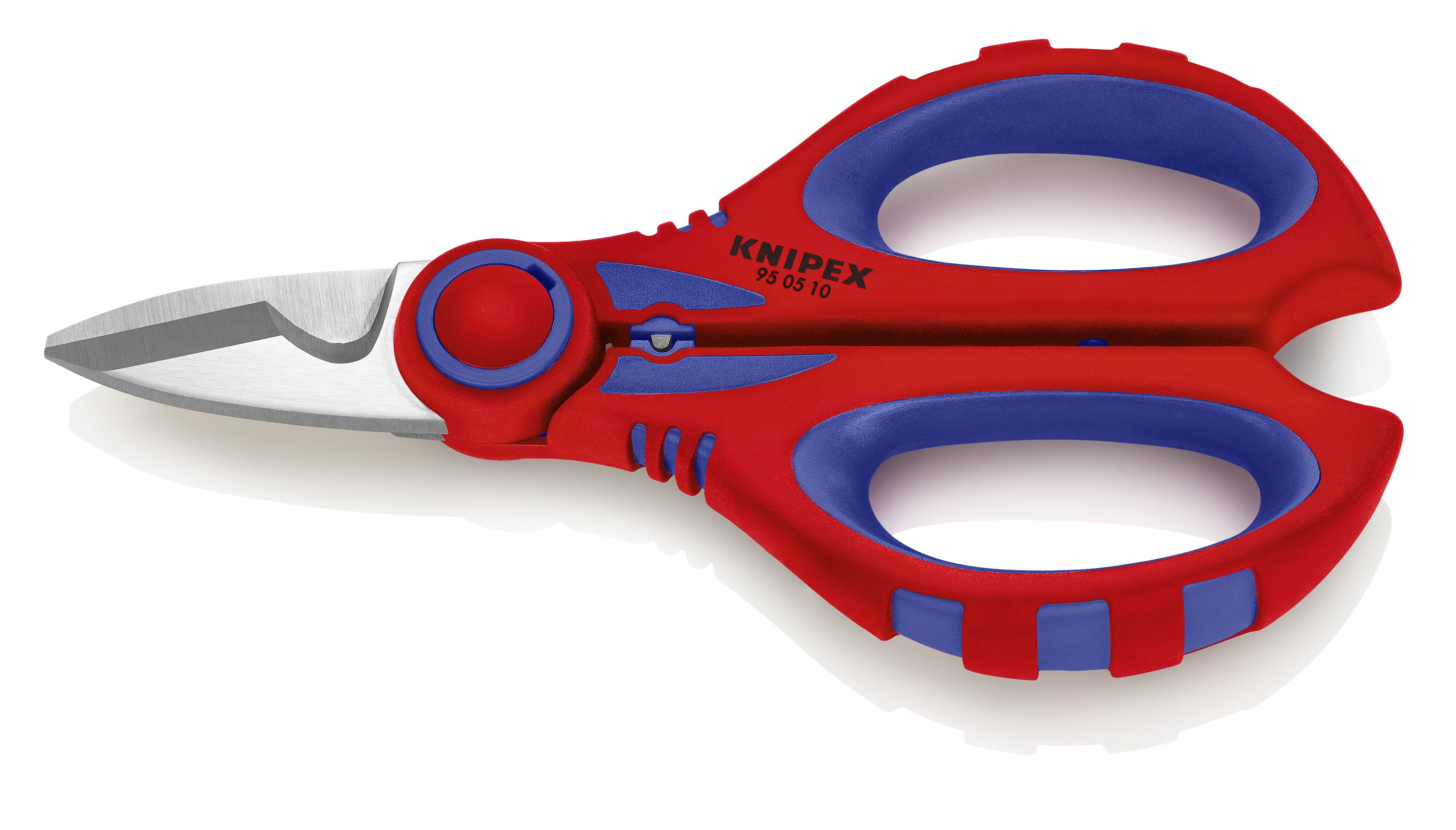 KNIPEX KNIPEX 95 05 10 SB Elektrikerscheren 190 mm mit Mehrkomponenten-Hüllen, glasfaserverstärkt poliert