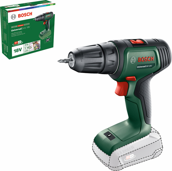 BOSCH Akku-Bohrschrauber UniversalDrill 18V ohne Akkupack