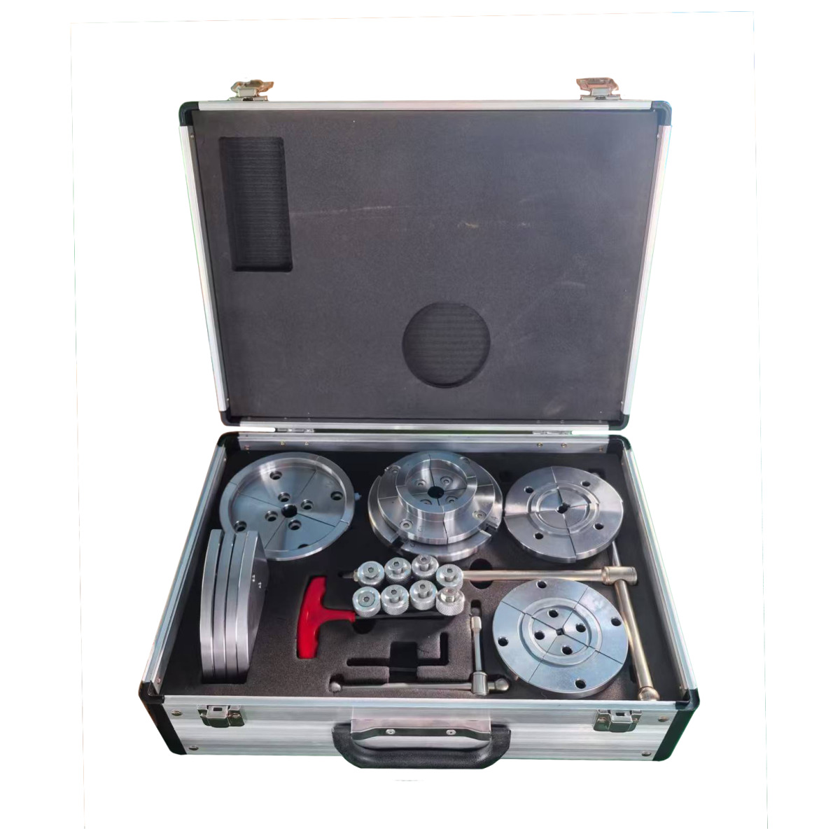 STÜRMER Vier-Backenfutter Holzkraft M33 x 3,5, Ø95mm Premium-Set, mit Ablaufsicherung STÜRMER Vier-Backenfutter Holzkraft M33 x 3,5, Ø95mm Premium-Set, mit Ablaufsicherung
