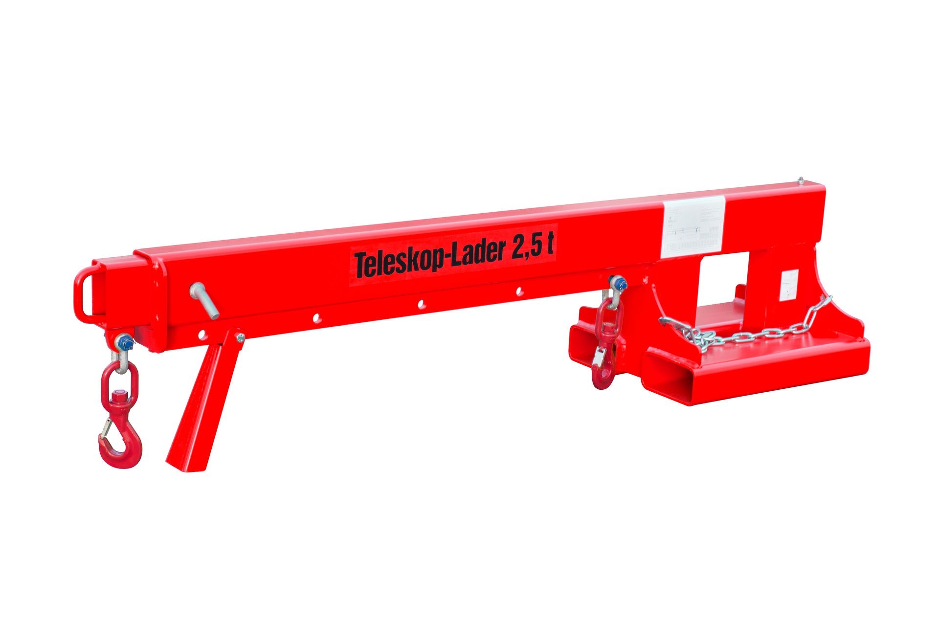 BAUER Teleskop-Lader KT 2,5, lackiert, RAL 3000 Feuerrot