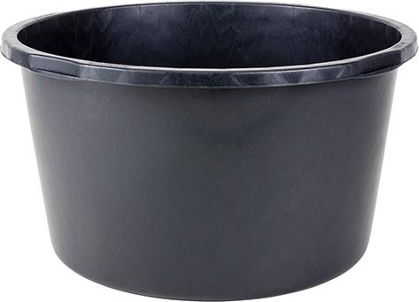 N.A. Mörtelkübel 45L schwarz rund, L-Skala