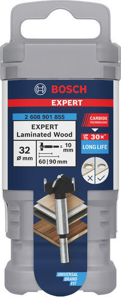 BOSCH EXPERT Laminated Wood Scharnierlochbohrer, 32 x 60 x 90 mm