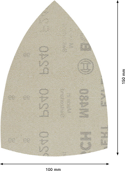 BOSCH EXPERT M480 Schleifnetz, 100x150mm, K240, 50-tlg. BOSCH EXPERT M480 Schleifnetz, 100x150mm, K240, 50-tlg.