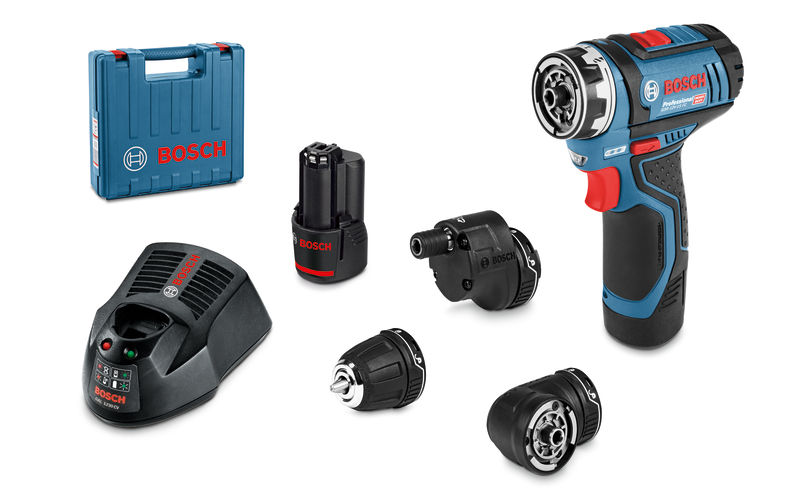 BOSCH Akku-Bohrschrauber GSR 12V-15 FC, 2 x Akku GBA 12V 2.0Ah BOSCH Akku-Bohrschrauber GSR 12V-15 FC, 2 x Akku GBA 12V 2.0Ah