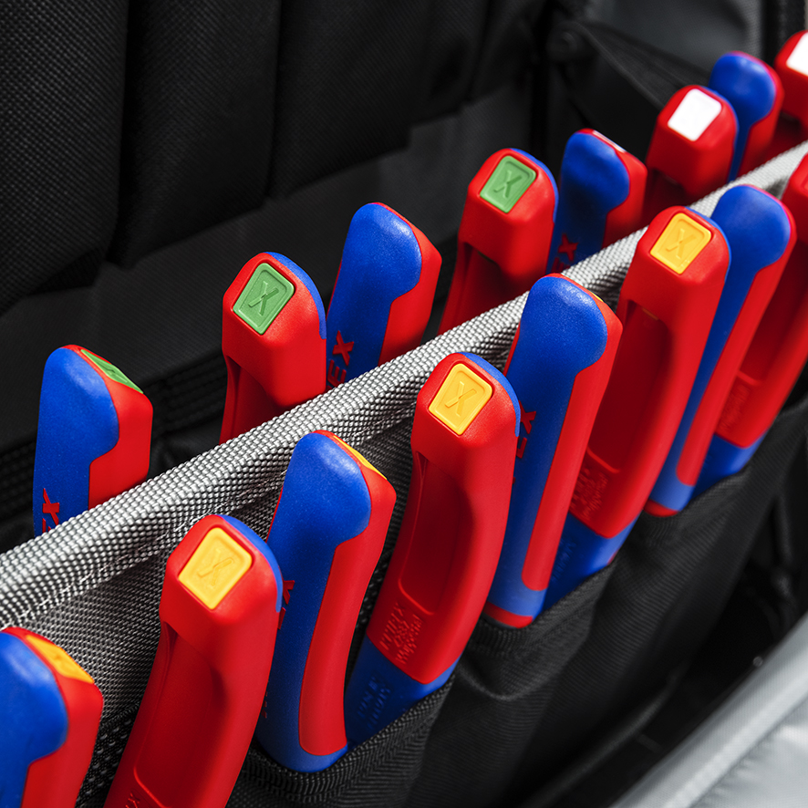 KNIPEX KNIPEX 00 61 10 CB ColorCode Clips blau (10 Stück) 21 mm