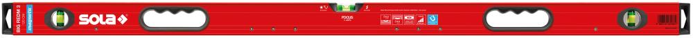SOLA Magnet-Wasserwaage LM Big REDM 3 120cm pulverbeschichtet Sola