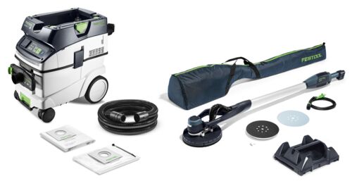FESTOOL Langhalsschleifer- und Sauger-Set PLANEX easy LHS-E 225/CTL 36-Set