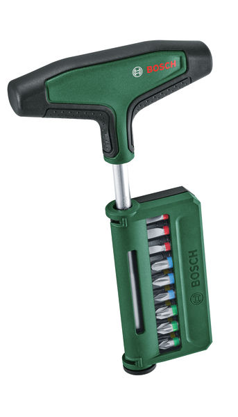 BOSCH Handwerkzeuge Bit-Schraubendreher-Set mit T-Griff 19-teilig BOSCH Handwerkzeuge Bit-Schraubendreher-Set mit T-Griff 19-teilig
