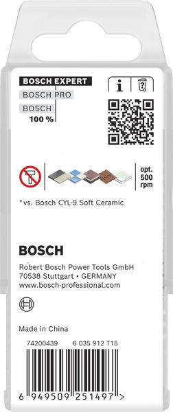 BOSCH EXPERT HEX-9 Hard Ceramic HEX-9 Bohrer-Set, 5 x 90 mm, 5-tlg.