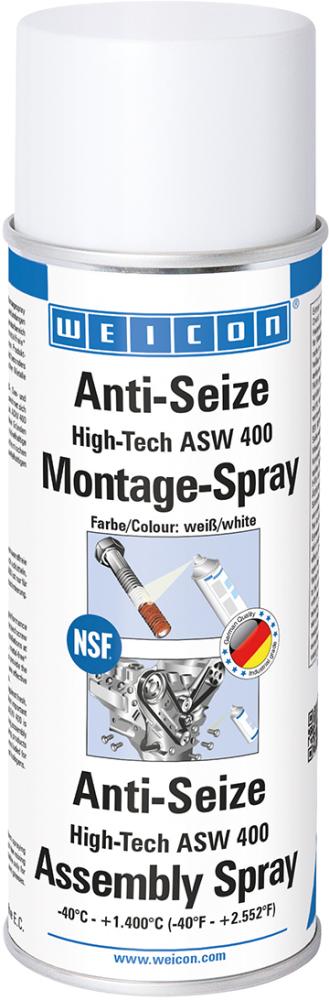 WEICON Anti-Seize 400 ml High-Tech Montagespray ASW-400 Weicon