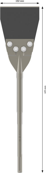BOSCH PRO SDS max Bodenschaber, 152 x 635 mm BOSCH PRO SDS max Bodenschaber, 152 x 635 mm