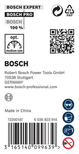 BOSCH PRO Wood Holzspiralbohrer, 12 x 340 x 400 mm BOSCH PRO Wood Holzspiralbohrer, 12 x 340 x 400 mm