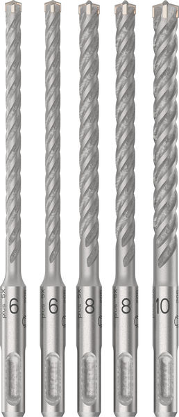 BOSCH PRO SDS plus-5X Hammerbohrer-Set, 6/6/8/8/10 mm, 5-tlg. BOSCH PRO SDS plus-5X Hammerbohrer-Set, 6/6/8/8/10 mm, 5-tlg.
