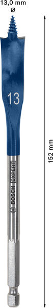 BOSCH EXPERT Self Cut Speed Flachfräsbohrer, 13 x 152 mm BOSCH EXPERT Self Cut Speed Flachfräsbohrer, 13 x 152 mm