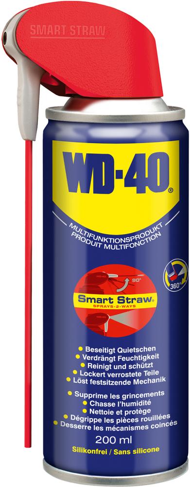 SMART STRAW WD-40 Multifunktionsspray200 ml Smart Straw HR SMART STRAW WD-40 Multifunktionsspray200 ml Smart Straw HR