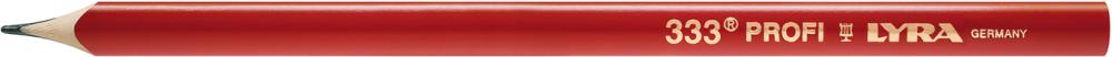 LYRA Zimmermannsbleistift oval 333 rot 24cm Pak.a12