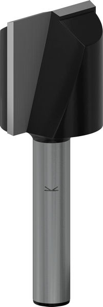 BOSCH PRO Nutfräser, zweischneidig, Ø 3/4" x L 49/64", Schaft 1/4"