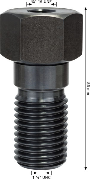 BOSCH Adapter f.Diamantbohrkronen Maschinenseite5/8Zoll 16UNF,Kronenseite1 1/4Zoll UNC