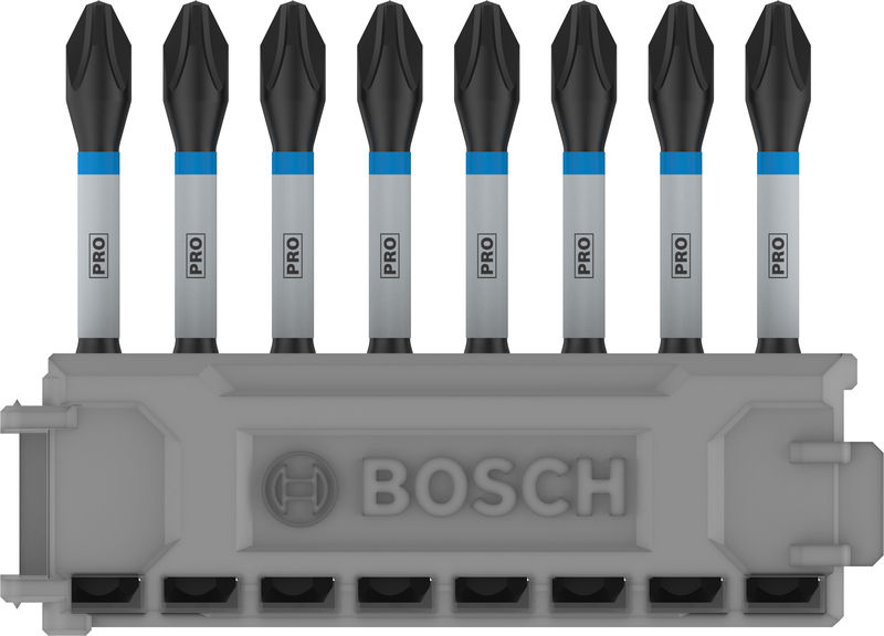 BOSCH PRO Phillips Impact Bit, PH2, 55 mm, 8-tlg. BOSCH PRO Phillips Impact Bit, PH2, 55 mm, 8-tlg.