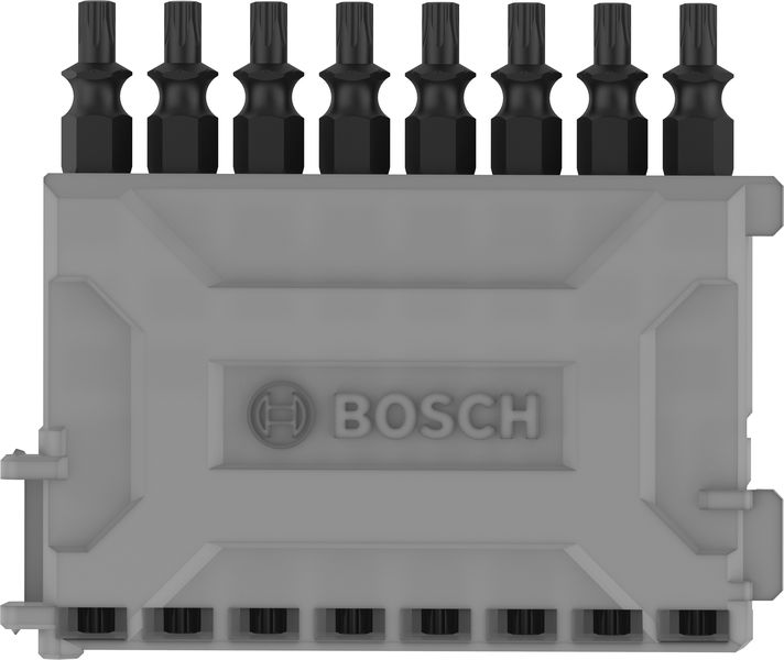 BOSCH PRO Impact Schrauberbit mit Doppelklingen und Pick and Click, T20, 65 mm, 8-tlg. BOSCH PRO Impact Schrauberbit mit Doppelklingen und Pick and Click, T20, 65 mm, 8-tlg.