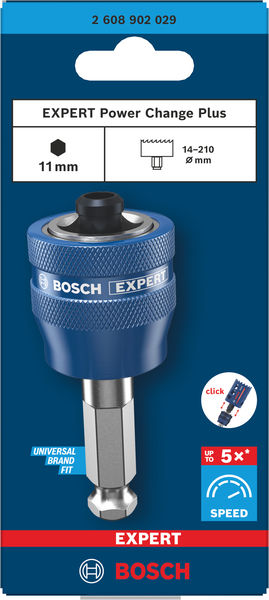 BOSCH EXPERT Power Change Plus Aufsteckhalter, Sechskantschaft 11 mm
