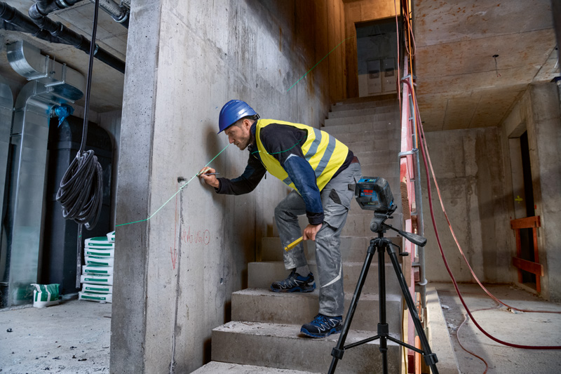 BOSCH Kombilaser GCL 2-50 G mit Baustativ