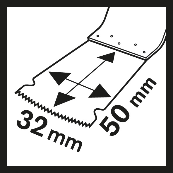 BOSCH HCS Tauchsägeblatt AIZ 32 EPC Wood, 50 x 32 mm BOSCH HCS Tauchsägeblatt AIZ 32 EPC Wood, 50 x 32 mm