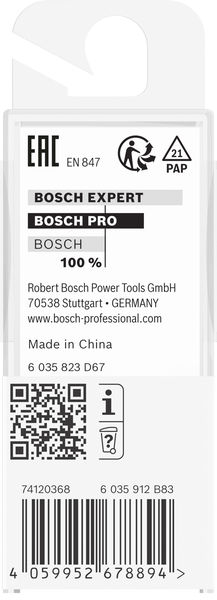 BOSCH PRO Abrundfräser, R 1/8", Schaft 1/4" BOSCH PRO Abrundfräser, R 1/8", Schaft 1/4"
